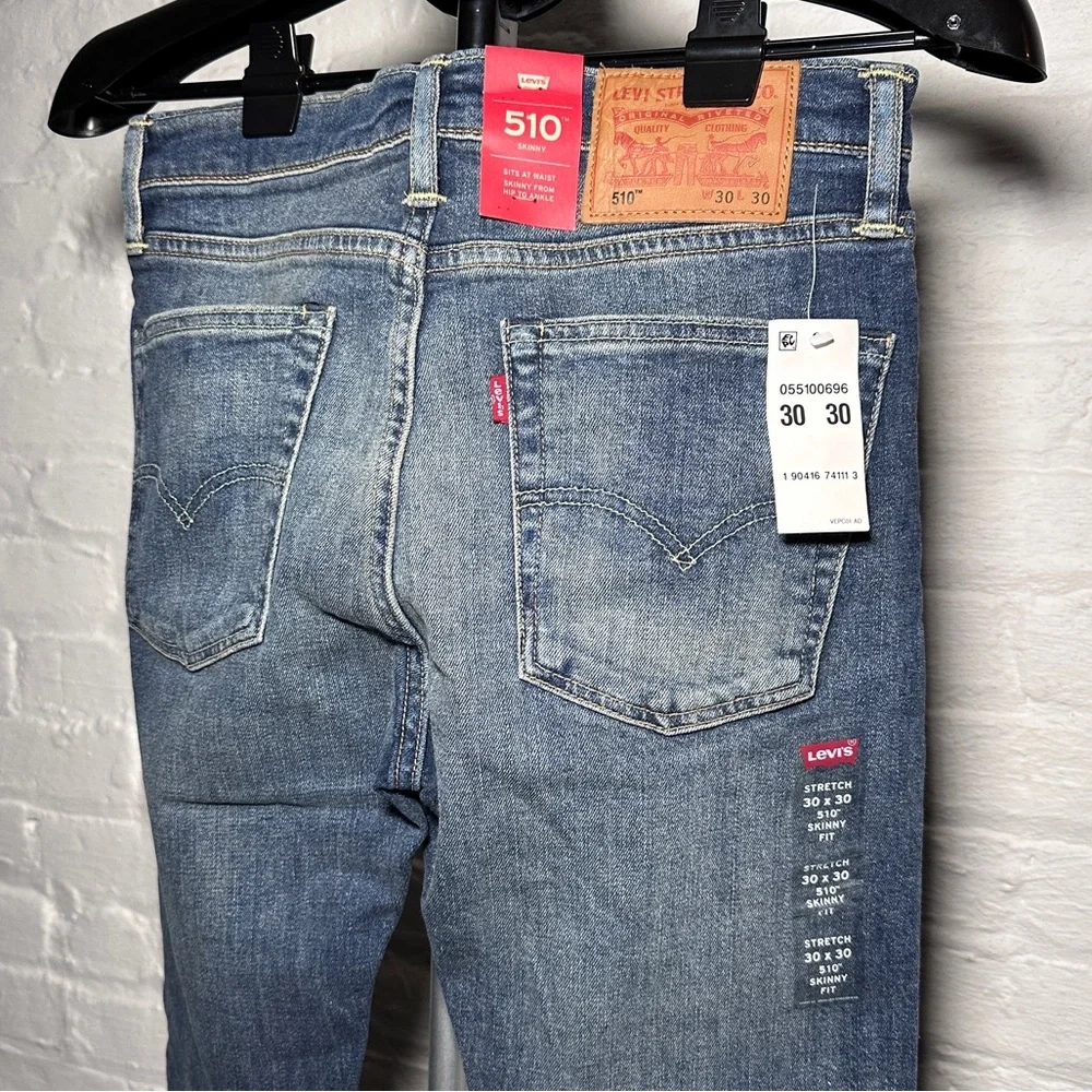 Levi’s 510 skinny stretch washed men’s jeans